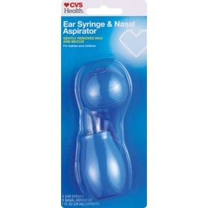 slide 1 of 1, CVS Health Ear Syringe And Nasal Aspirator, 1 set