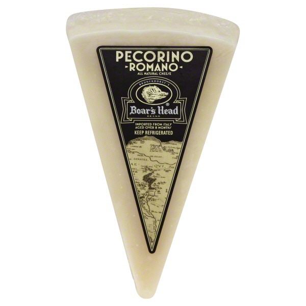 slide 1 of 1, Boar's Head Imported Italian Pecorino Romano Cheese Pre Cut, 1 ct