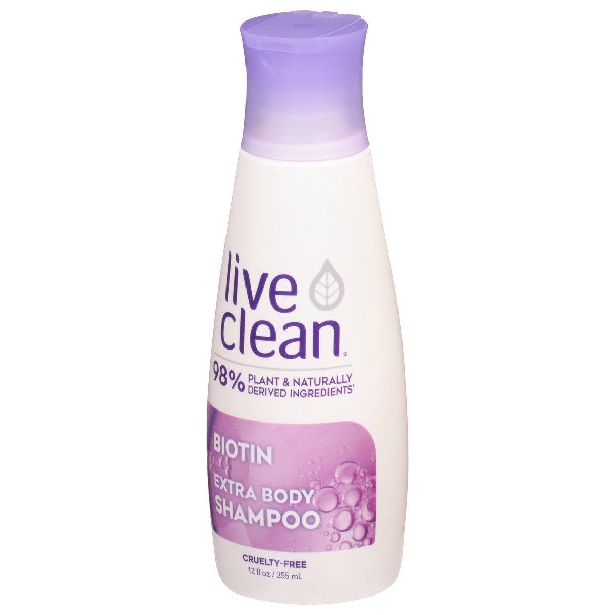 slide 3 of 12, Live Clean Biotin Extra Body Shampoo 12 fl oz, 12 fl oz