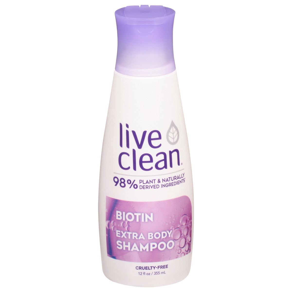 slide 12 of 12, Live Clean Biotin Extra Body Shampoo 12 fl oz, 12 fl oz