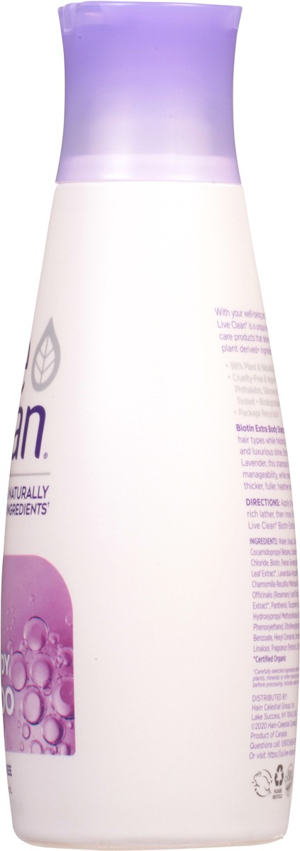 slide 6 of 12, Live Clean Biotin Extra Body Shampoo 12 fl oz, 12 fl oz