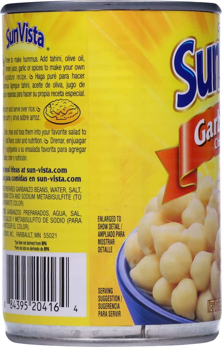 slide 5 of 9, SunVista Chick Peas 15 oz, 15 oz