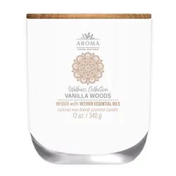 House of Velas Aroma From Nature Vanilla Woods Scented Candle