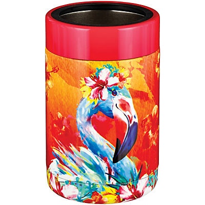 slide 1 of 1, Haven & Key Flamingo Summer Can Cooler, 1 ct