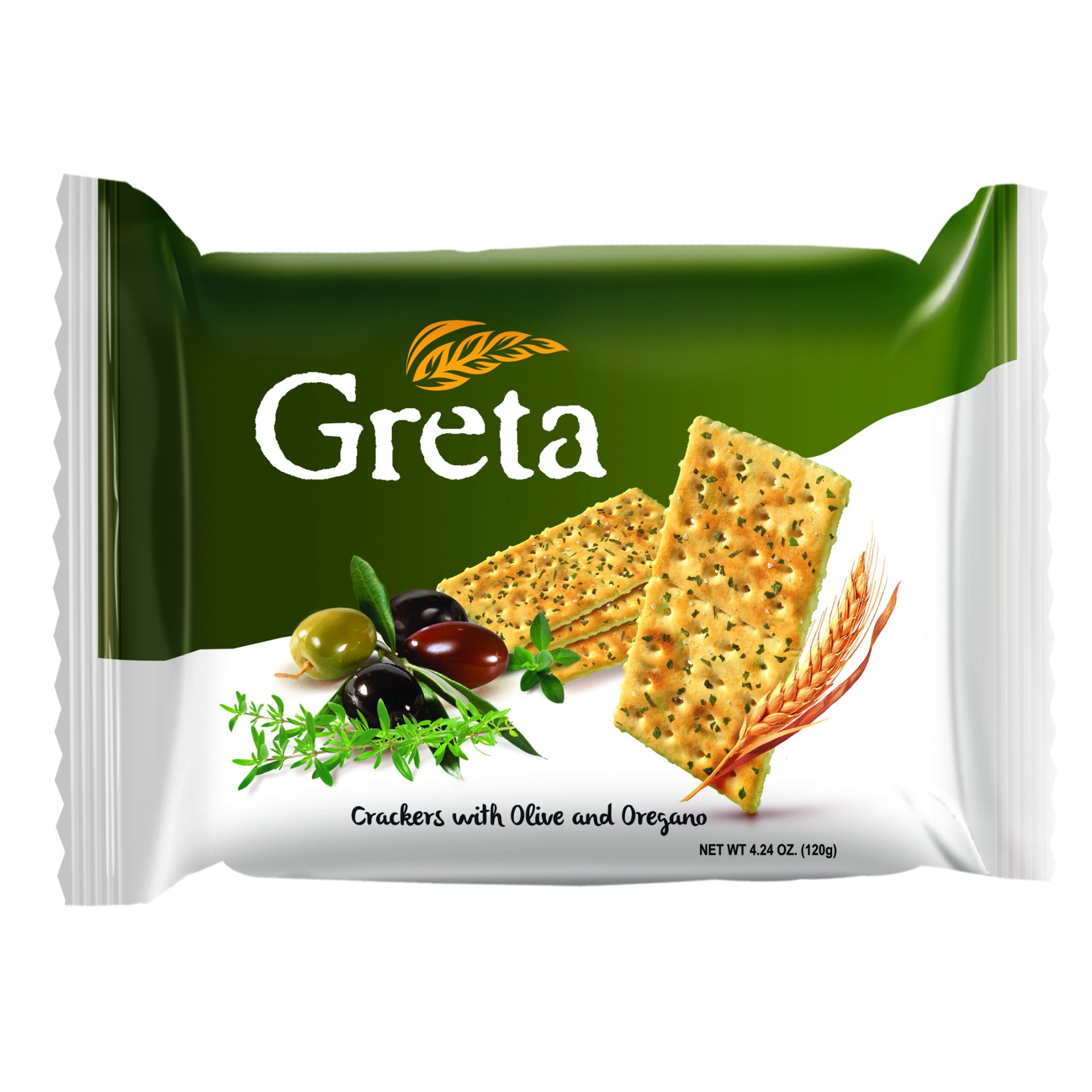 slide 1 of 1, Greta Crackers 4.23 oz, 4.23 oz