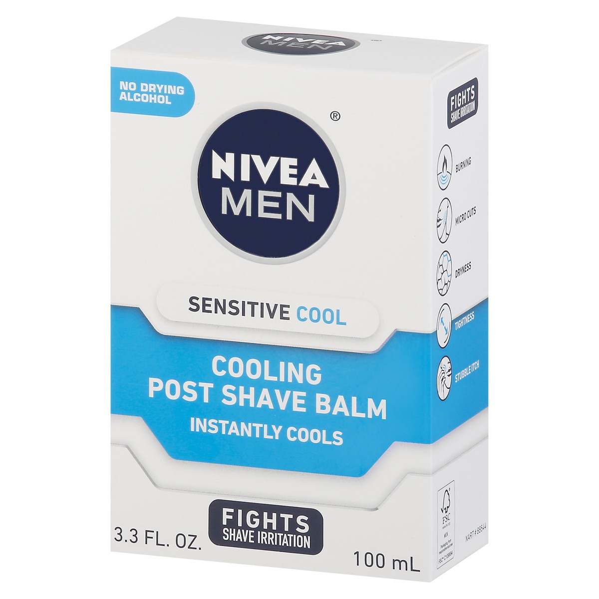 slide 7 of 9, Nivea Men Sensitive Cooling Post Shave Balm - 3.3 fl oz, 3.3 fl oz