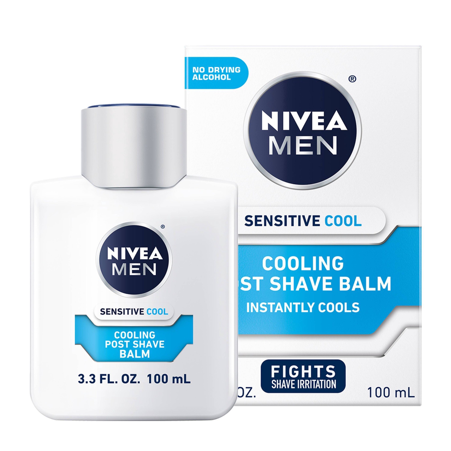 slide 1 of 9, Nivea Men Sensitive Cooling Post Shave Balm - 3.3 fl oz, 3.3 fl oz