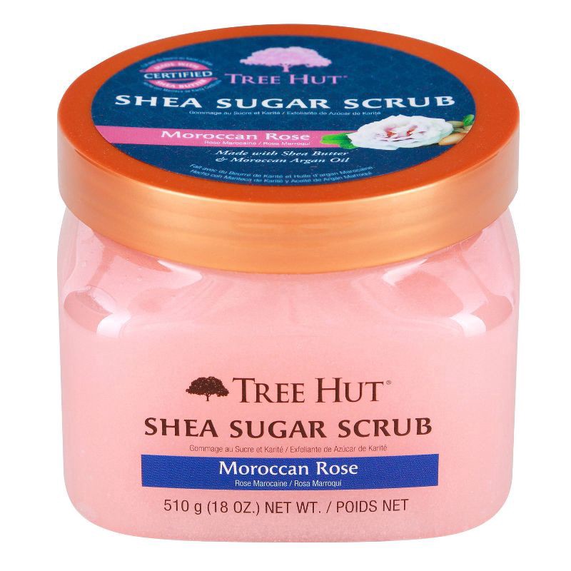 slide 6 of 6, Tree Hut Moroccan Rose Shea Sugar Body Scrub - 18oz, 18 oz