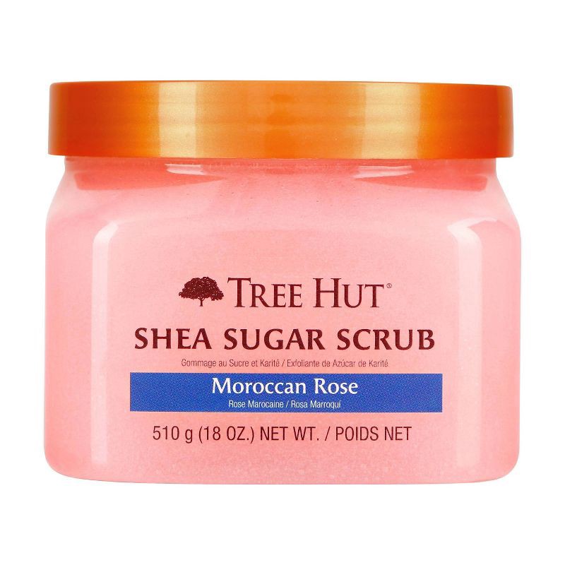 slide 1 of 6, Tree Hut Moroccan Rose Shea Sugar Body Scrub - 18oz, 18 oz