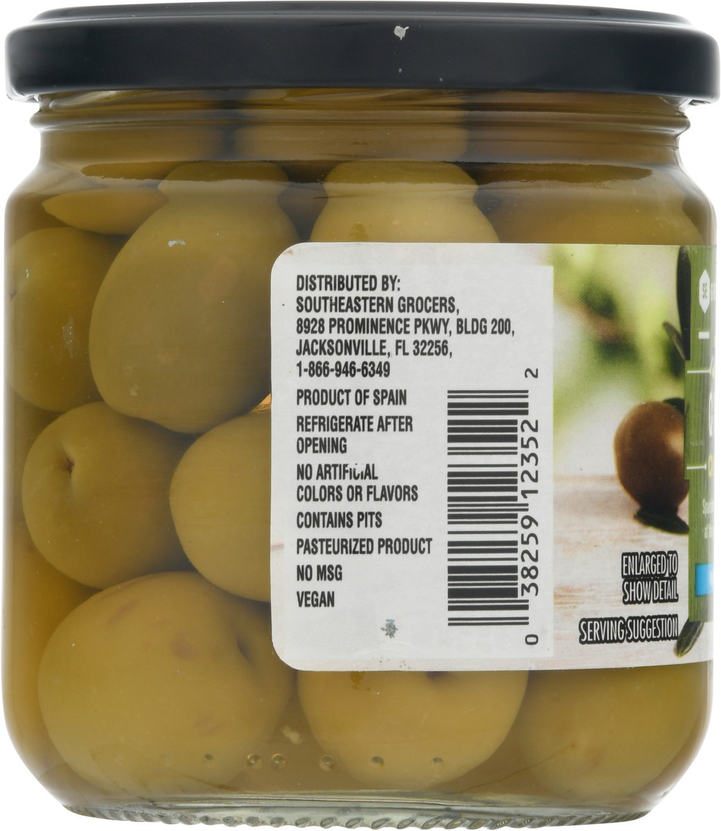 slide 3 of 11, SE Grocers Plain Queen Olives, 7 oz