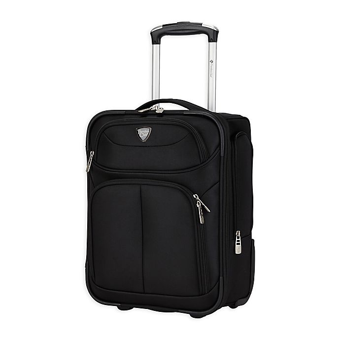 slide 1 of 5, Traveler's Club Luggage Travelers Club Hartford Underseat Luggage - Black, 17 in