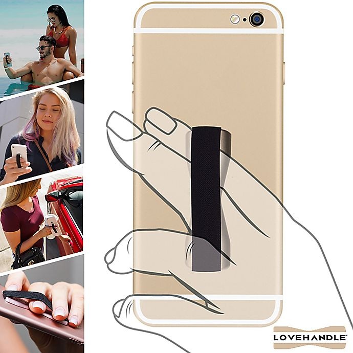 slide 2 of 4, LoveHandle LOVE HANDLE Smartphone Grip - Gold, 1 ct