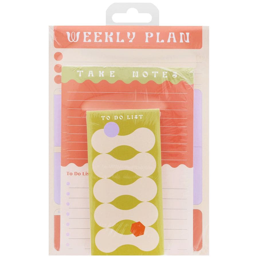 slide 1 of 3, Modern Expressions Notepad Set, 1.0 set