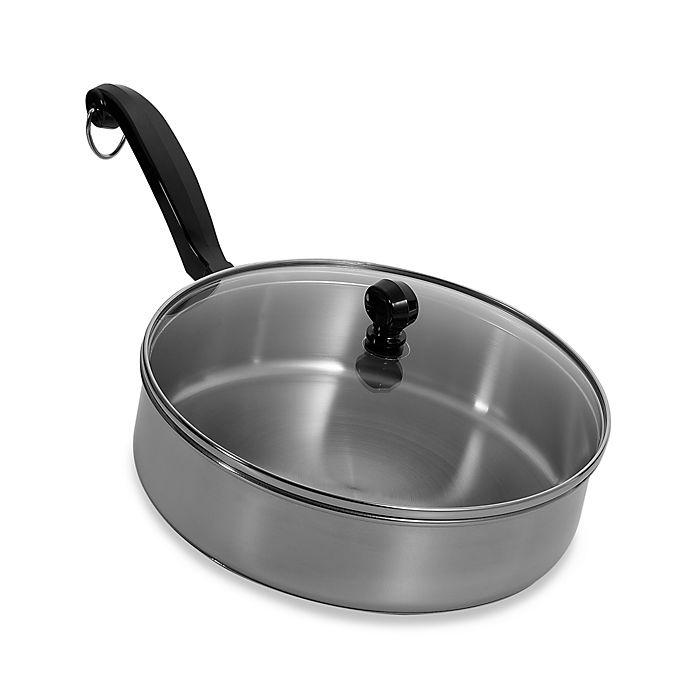 slide 1 of 1, Farberware Classic SeriesII Stainless Steel Covered Saute Pan, 3 qt