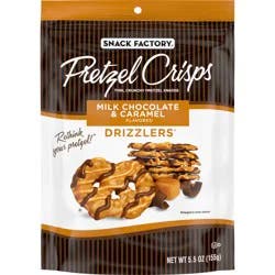 Snack Factory Milk Chocolate & Caramel Drizzled Pretzel Crisps