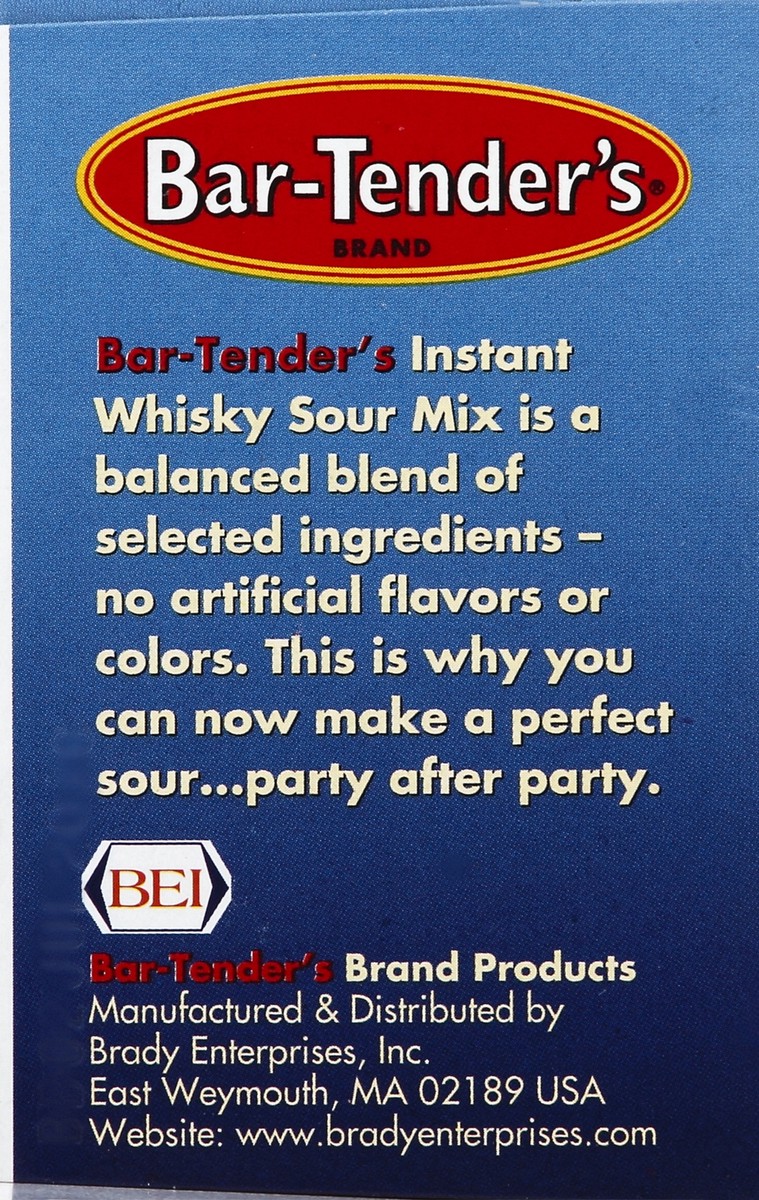 slide 3 of 4, Bar-Tender's Instant Mix, Whisky Sour, 8 ct