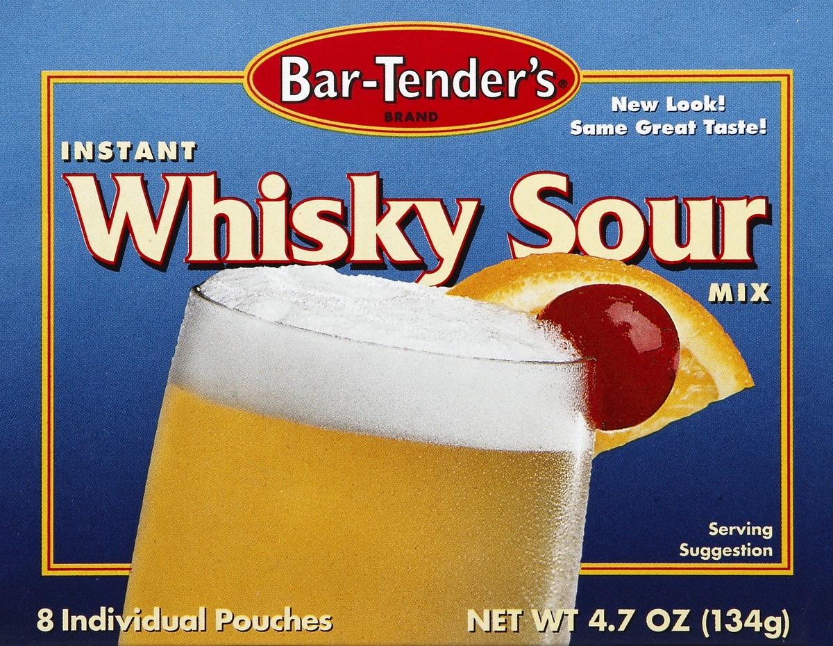 slide 4 of 4, Bar-Tender's Instant Mix, Whisky Sour, 8 ct