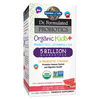 slide 6 of 9, Garden of Life Dr. Formulated Probiotics Organic Kids+ Daily Chewables, 30 ct