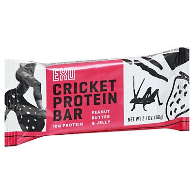 slide 1 of 1, Exo Peanut Butter & Jelly Cricket Protein Bar, 2.1 oz