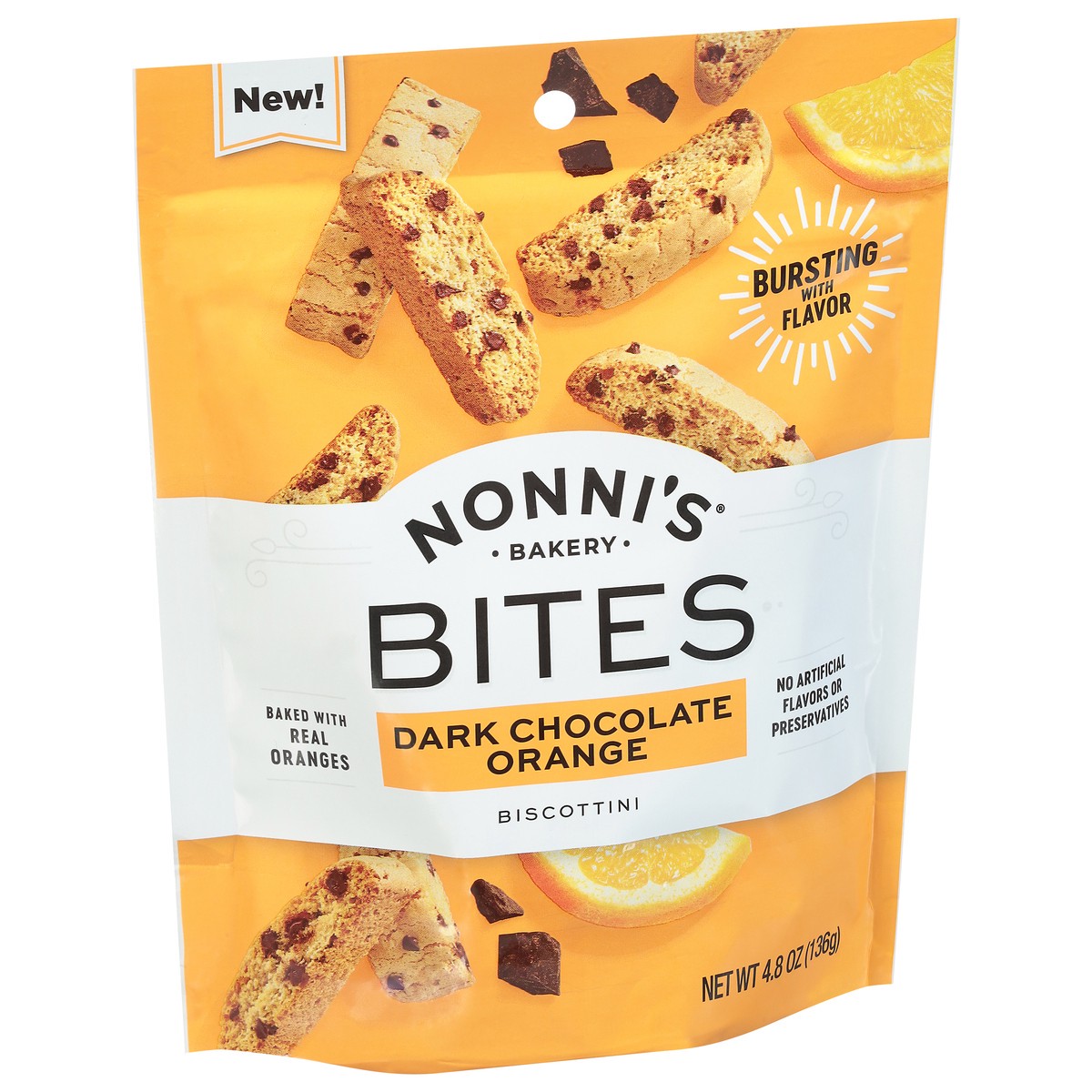 slide 6 of 12, Nonni's Bites Dark Chocolate Orange Biscottini 4.8 oz, 4.8 oz