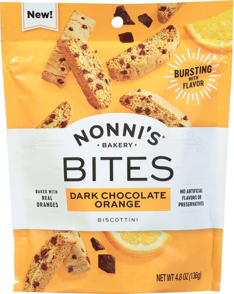 slide 10 of 12, Nonni's Bites Dark Chocolate Orange Biscottini 4.8 oz, 4.8 oz