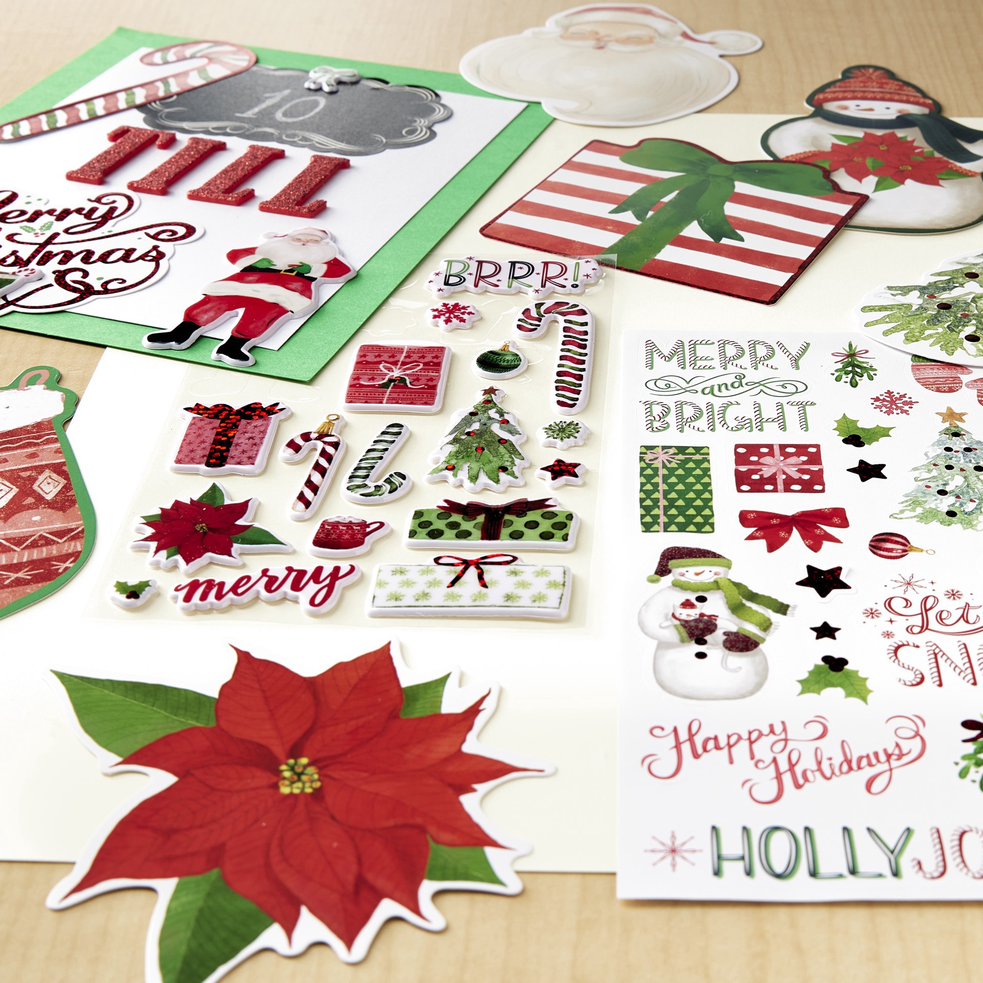 slide 5 of 5, Christmas Sticker Pack By Recollections, 4 in x 8.5 in