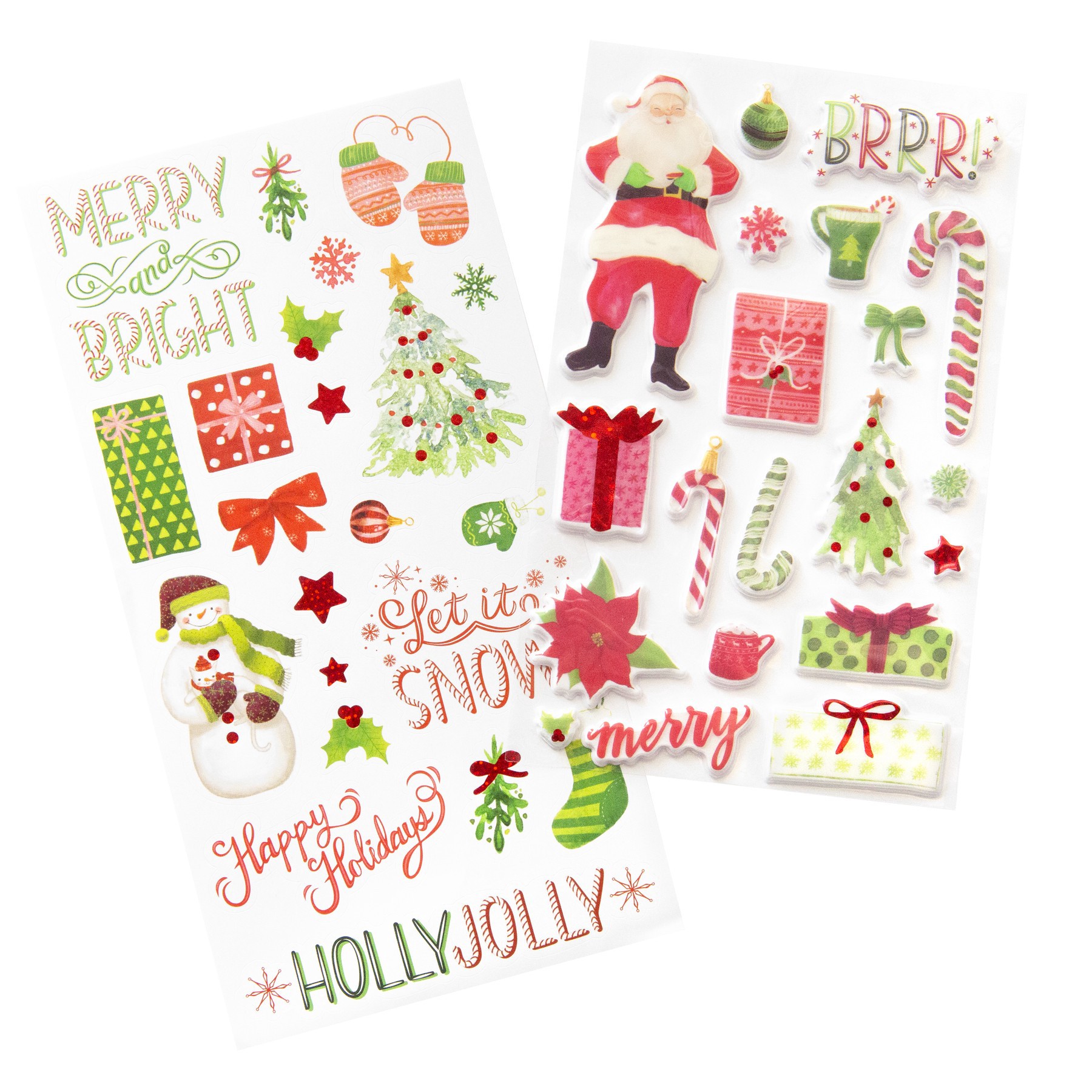 slide 3 of 5, Christmas Sticker Pack By Recollections, 4 in x 8.5 in
