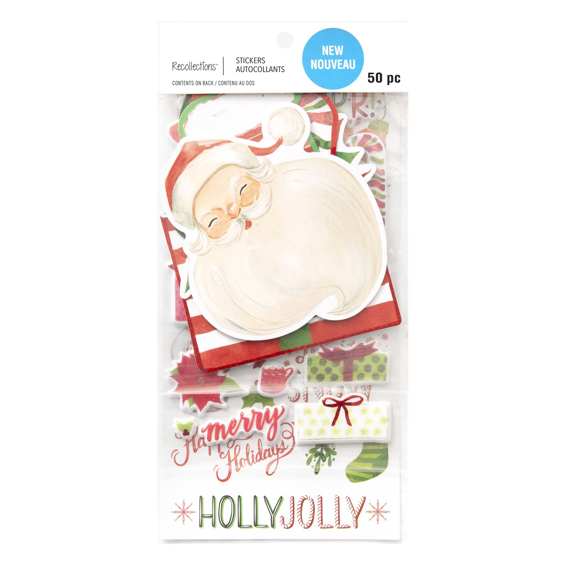 slide 2 of 5, Christmas Sticker Pack By Recollections, 4 in x 8.5 in