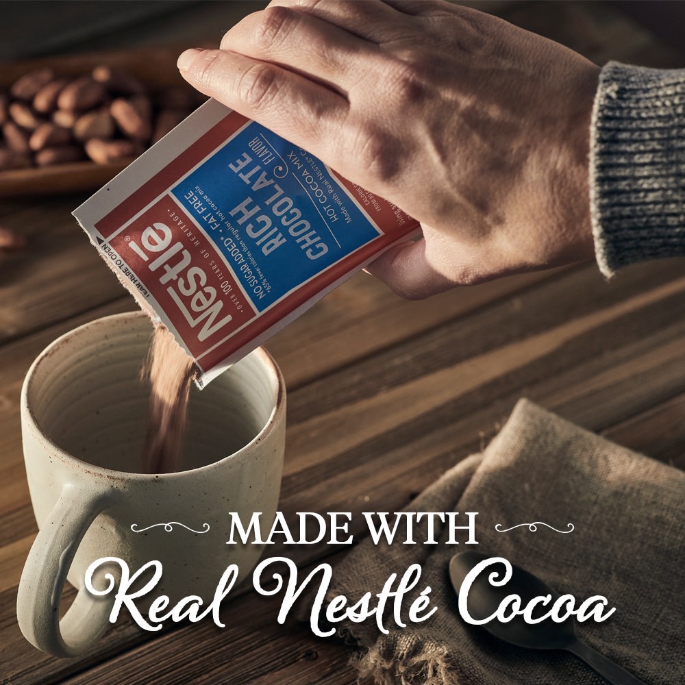 slide 4 of 5, Nestlé Sugar Free Hot Cocoa Mix (BULK) - 30 ct, 30 ct