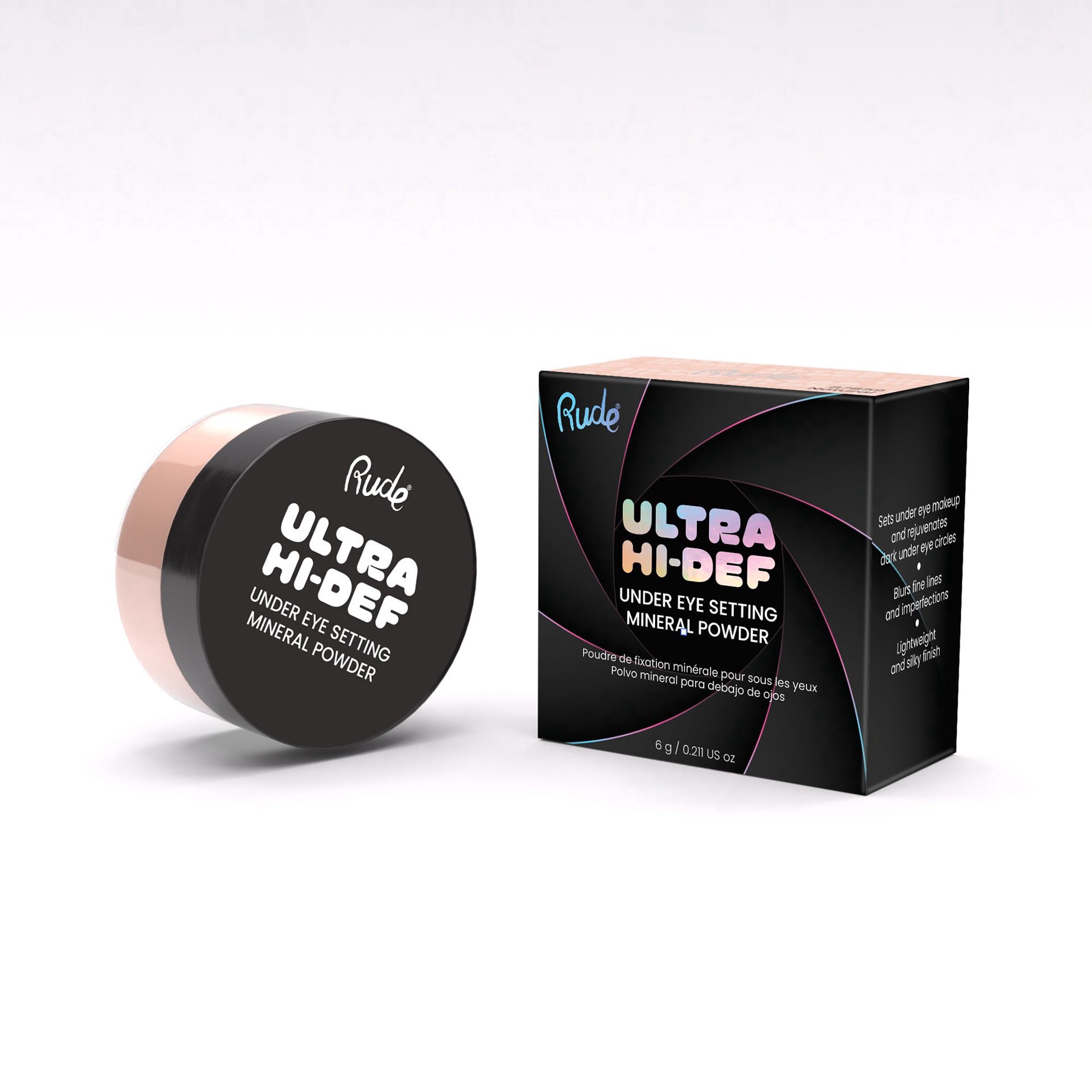 slide 1 of 1, Rude Cosmetics Ultra Hi-Def Under Eye Powder - Vanilla, 1 ct