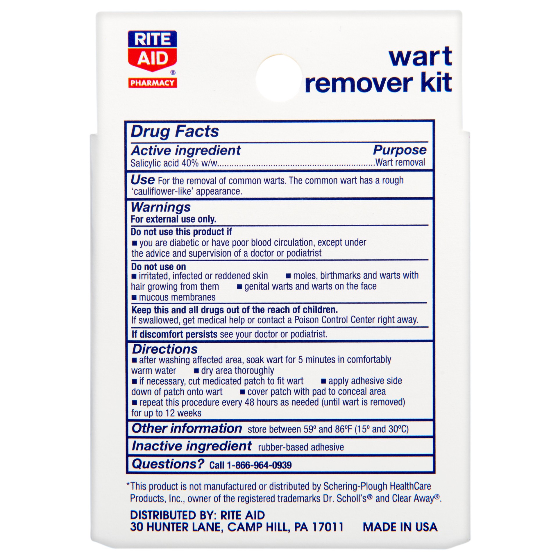 slide 2 of 2, Rite Aid Ra Wart Remover, 18 ct