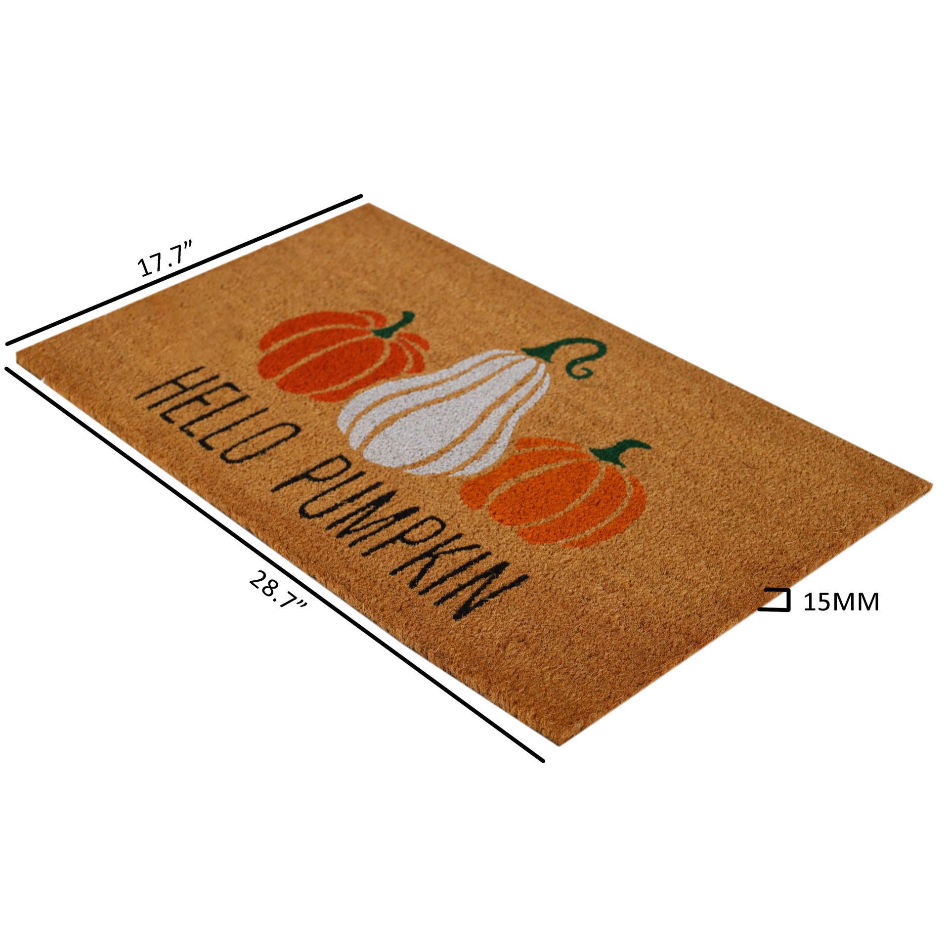 slide 3 of 4, Hello Pumpkin Doormat By Ashland, 18 in x 29 in