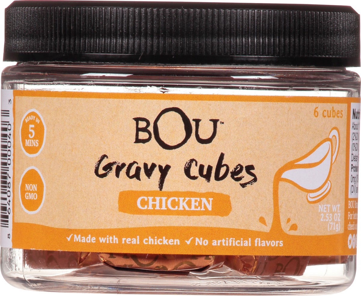 slide 5 of 12, BOU Chicken Gravy Cubes 6 ea, 6 ct