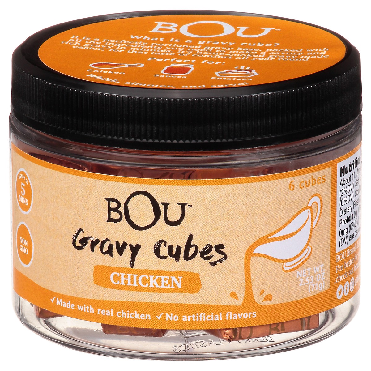 slide 11 of 12, BOU Chicken Gravy Cubes 6 ea, 6 ct