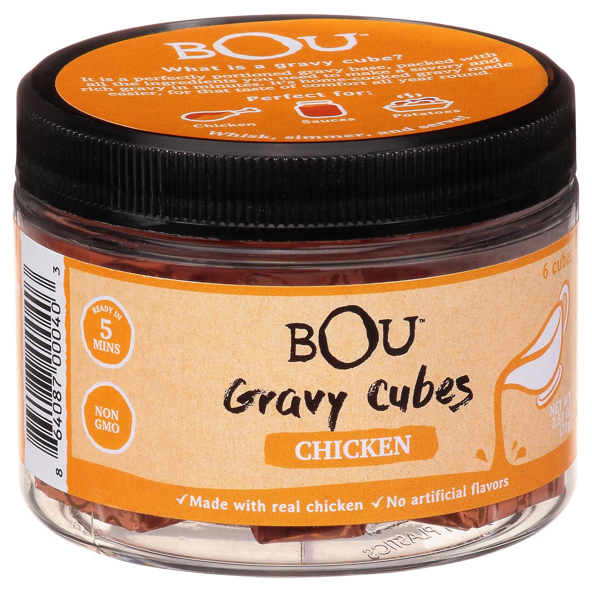 slide 8 of 12, BOU Chicken Gravy Cubes 6 ea, 6 ct