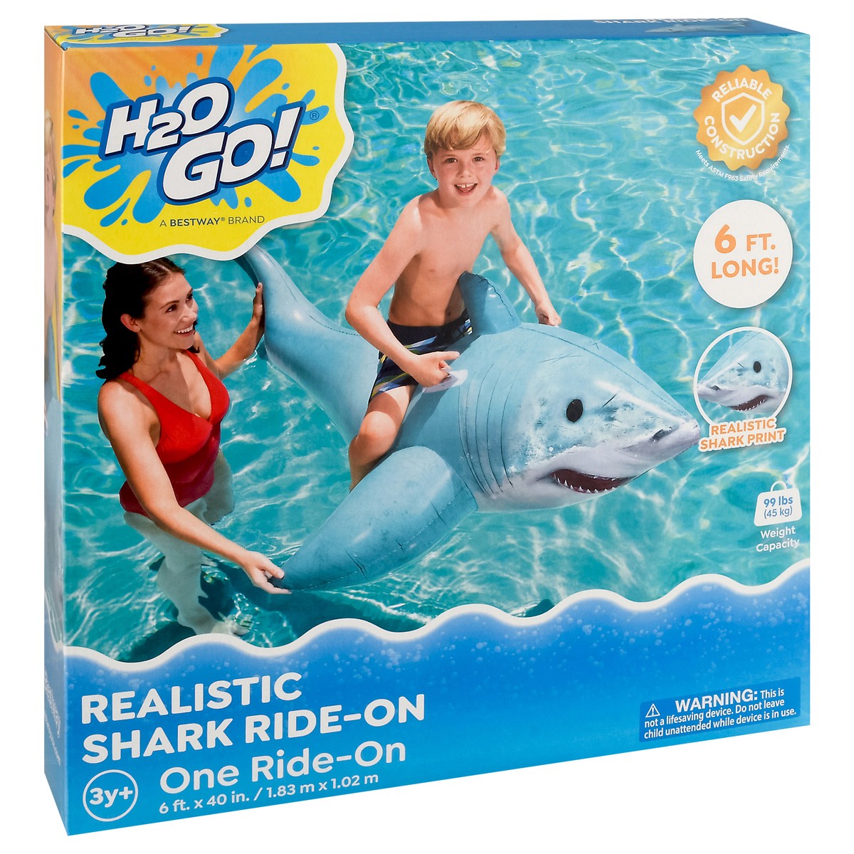 slide 4 of 12, H2OGo! 3y+ Realistic Shark Ride-On 1 ea, 1 ct