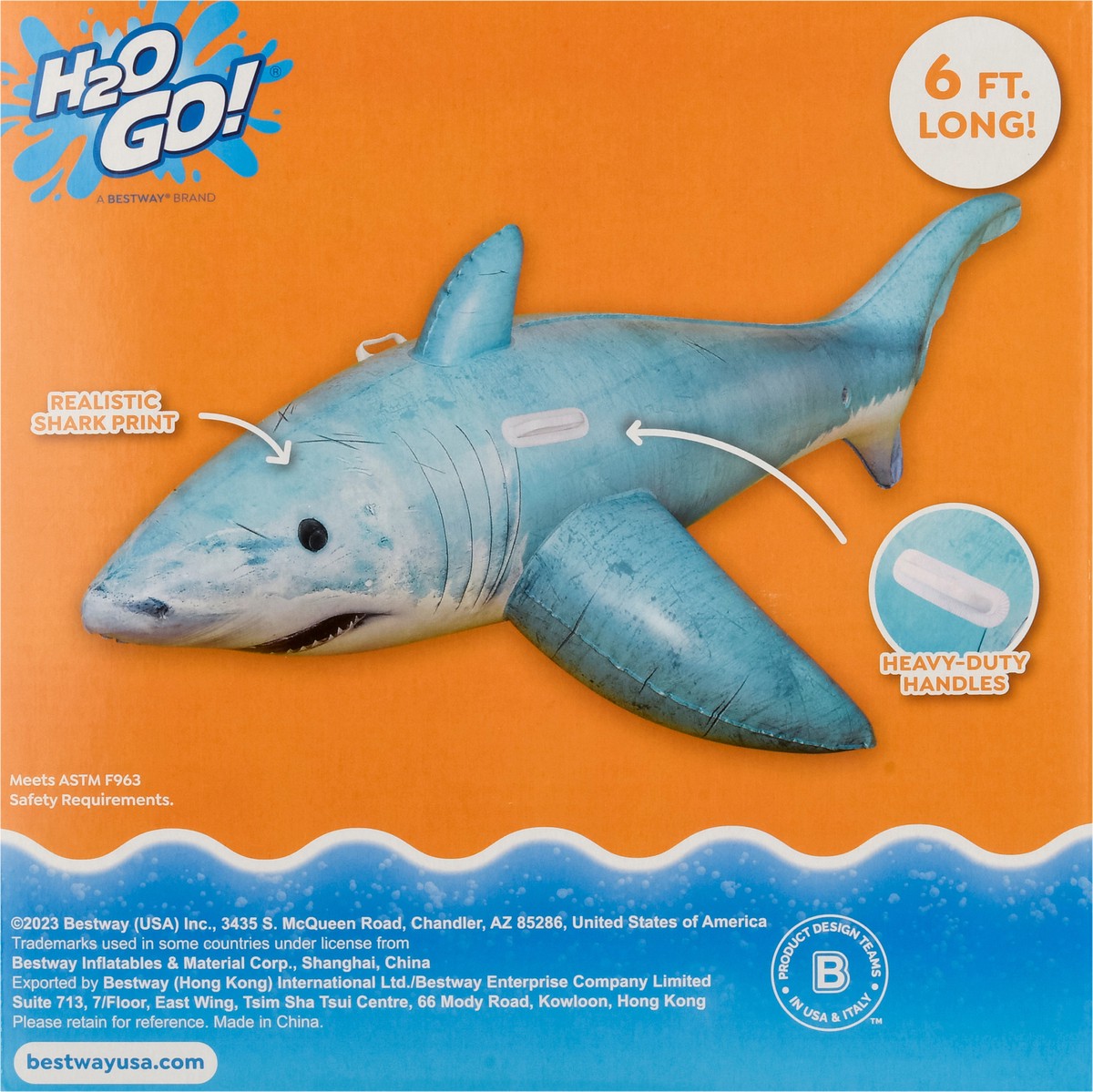 slide 12 of 12, H2OGo! 3y+ Realistic Shark Ride-On 1 ea, 1 ct