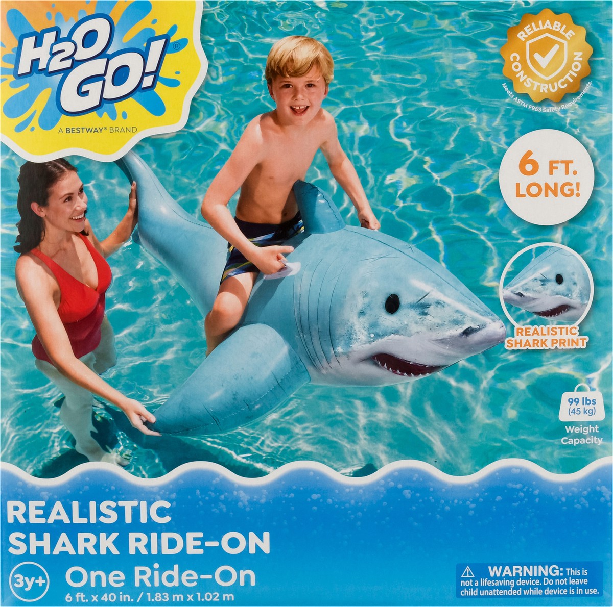 slide 6 of 12, H2OGo! 3y+ Realistic Shark Ride-On 1 ea, 1 ct