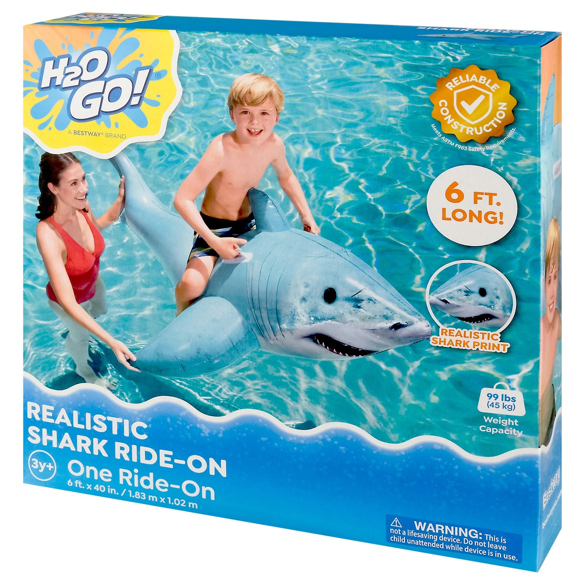 slide 3 of 12, H2OGo! 3y+ Realistic Shark Ride-On 1 ea, 1 ct
