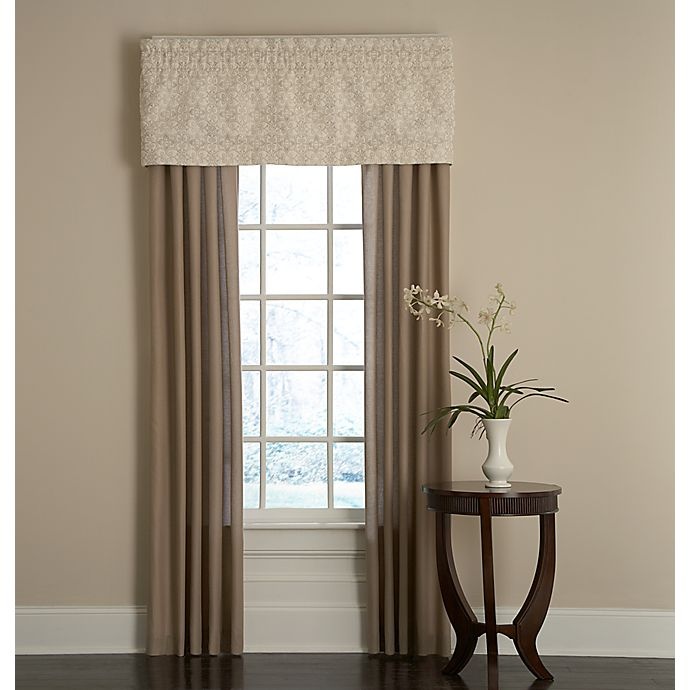 slide 1 of 1, Bridge Street Sonoma Window Valance - Ivory, 1 ct