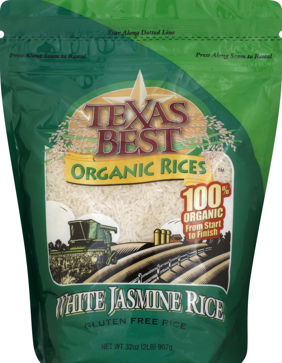 slide 2 of 2, Texas Best Organic White Jasmine Rice, 32 oz