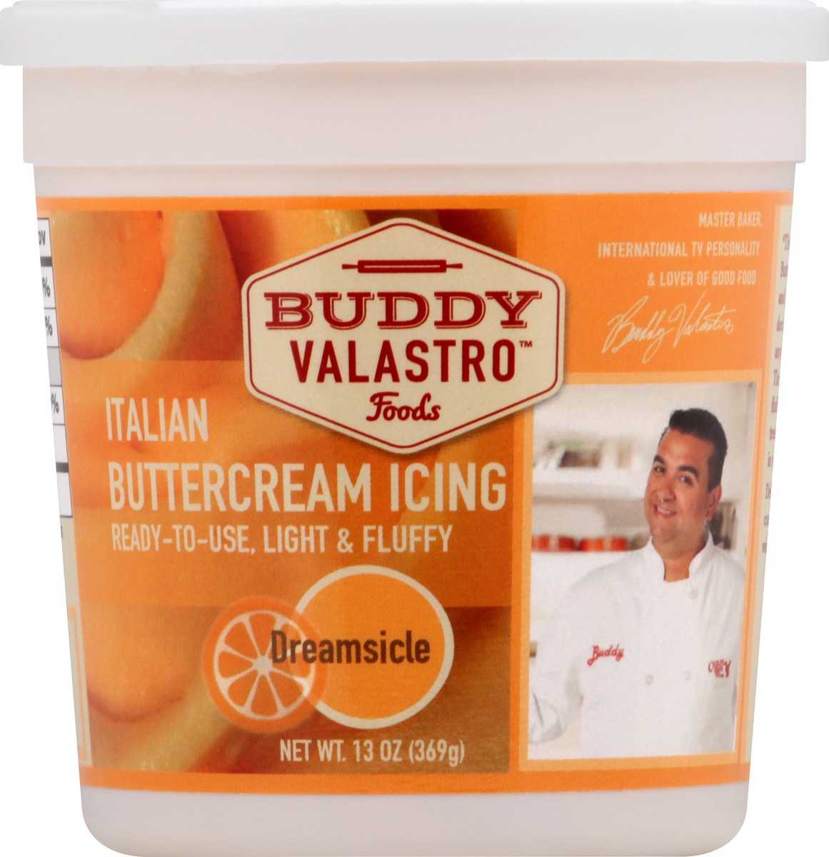 slide 3 of 11, BUDDY VALASTRO FOODS Buttercream Icing 13 oz, 13 oz