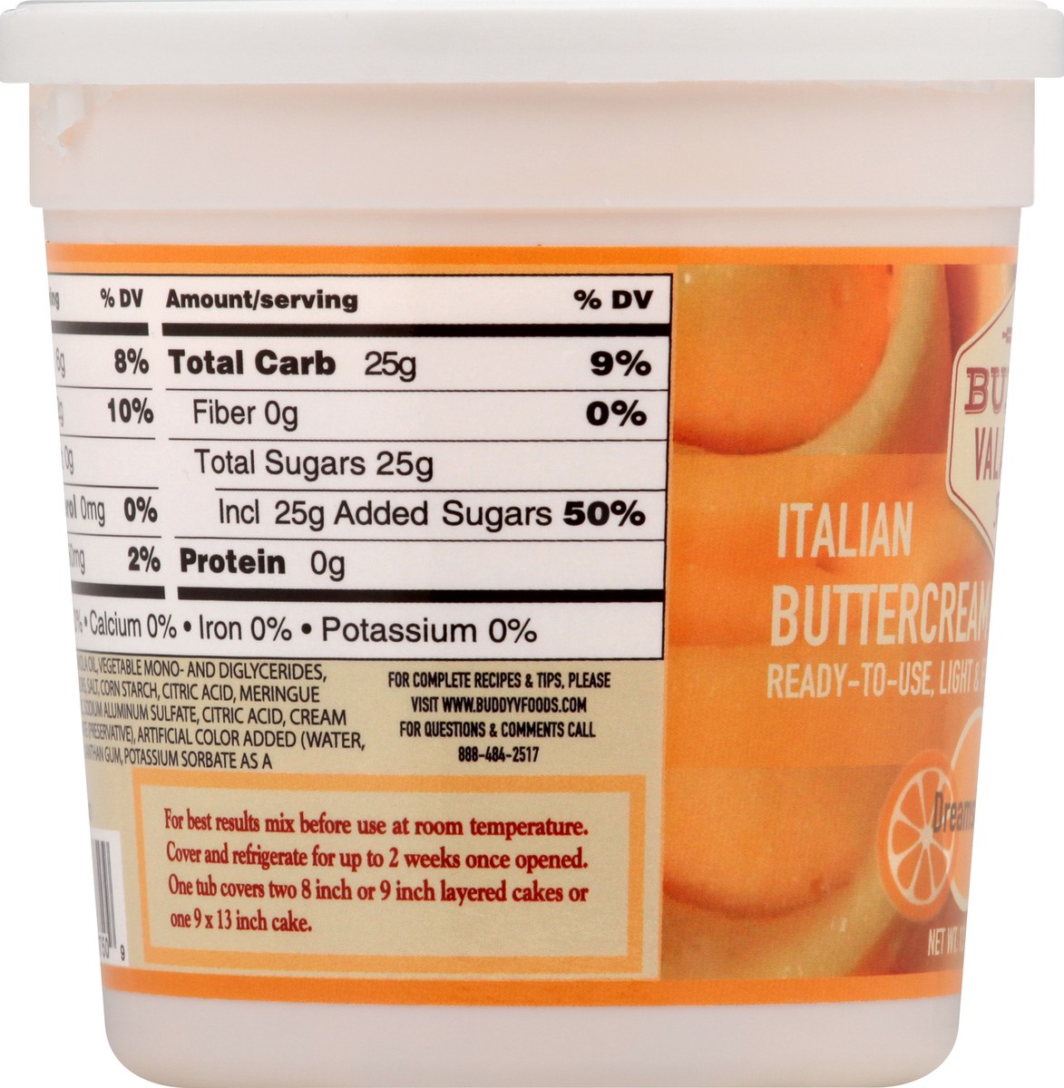 slide 4 of 11, BUDDY VALASTRO FOODS Buttercream Icing 13 oz, 13 oz