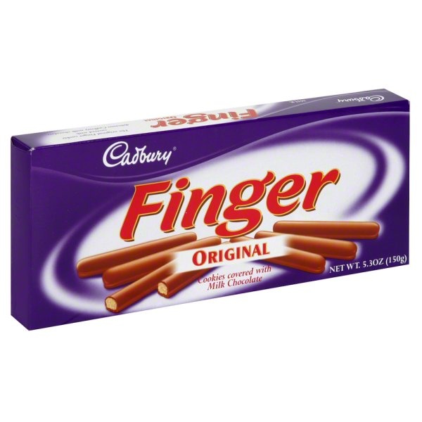 slide 1 of 1, Cadbury Original Finger Cookies Covered in Milk Chocolate, 5.29 oz
