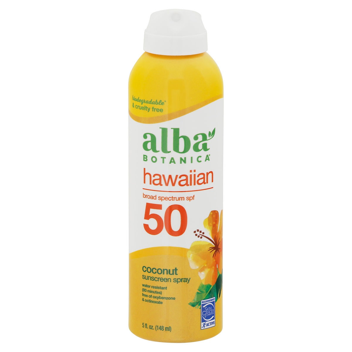slide 1 of 6, Alba Botanica Sunscreen Clear Spray Nourishing Coconut Broad Spectrum SPF 50, 6 fl oz
