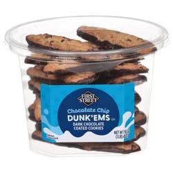 First Street Dunk'ems Choc Chip Cookies