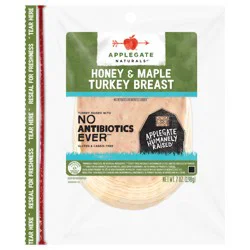 Applegate Natural Honey & Maple Turkey Breast Sliced, 7oz