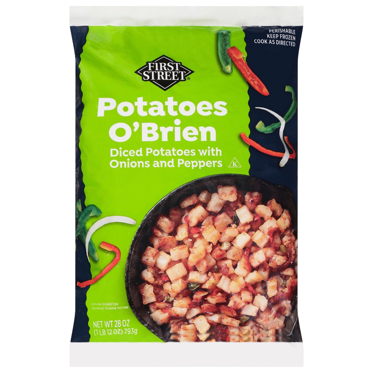 slide 3 of 4, First Street O'brien Potatoes, 28 oz