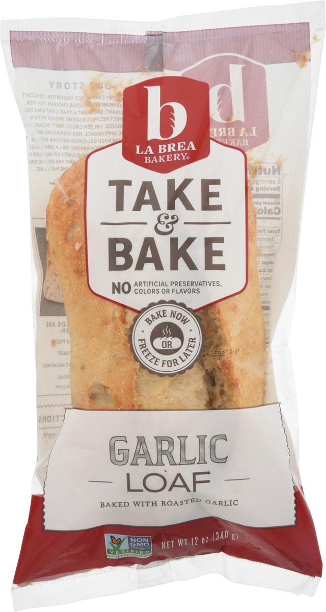 slide 6 of 9, La Brea Bakery Take & Bake Garlic Loaf 12 oz, 12 oz