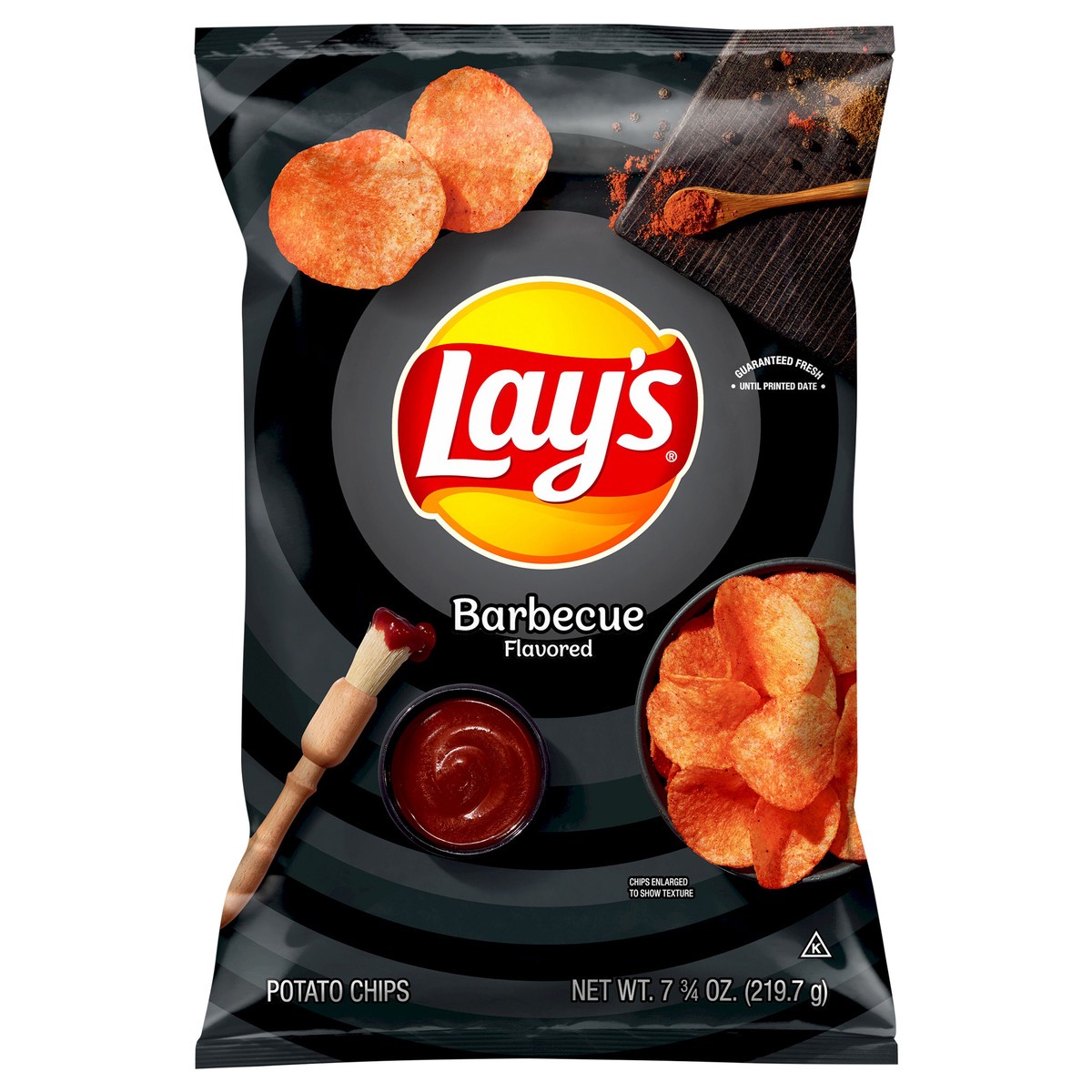 slide 1 of 4, Lay's Potato Chips Barbecue Flavored, 7.75 oz